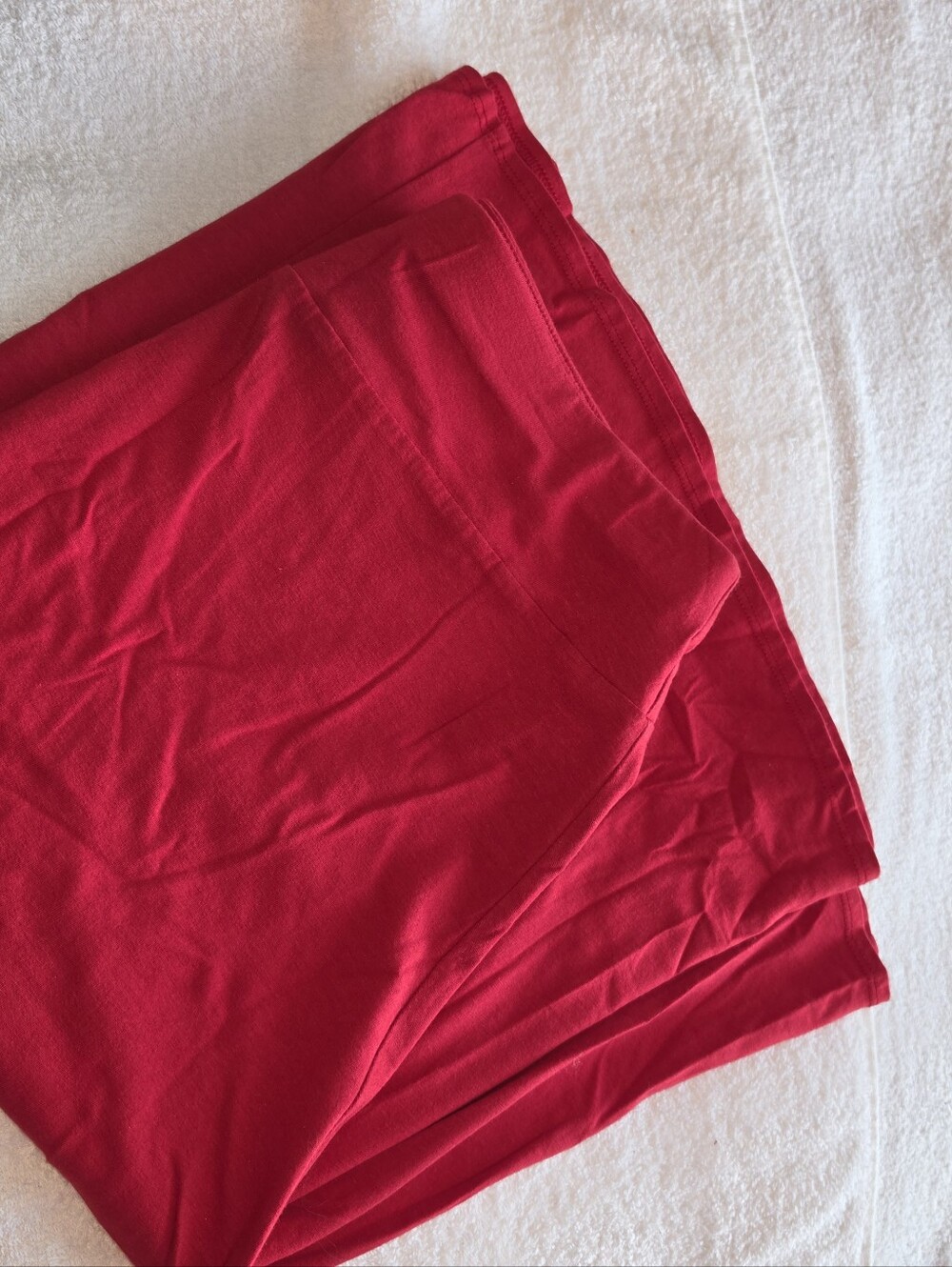 Talbots Red A-Line Skirt